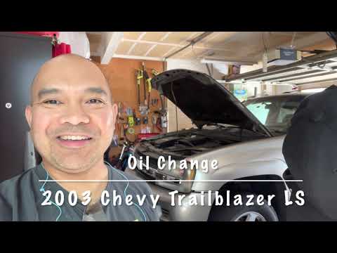 2003 chevy trailblazer oil change